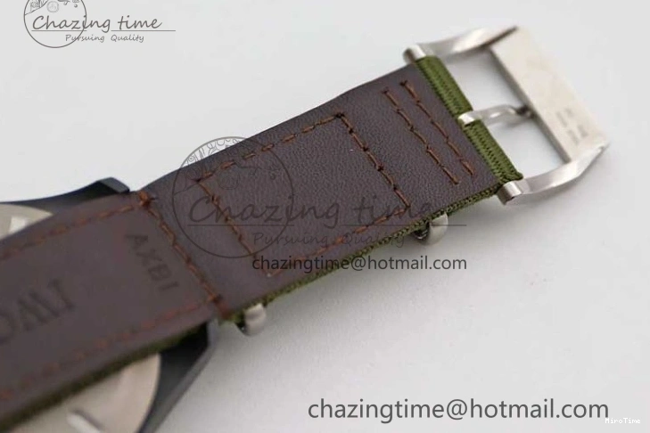 MIROTIME 0304 Packable Mark XVIII ‘TOPGUN SFTI’ Ceramic M+F Best Edition Black Dial on Green Nylon Strap 7048